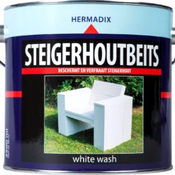 Hermadix Steigerhoutbeits Whitewash 2,5 L