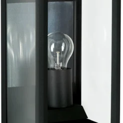 KS Verlichting Wandlamp 'T Gooi Zwart 17 X 17 X 32 Cm