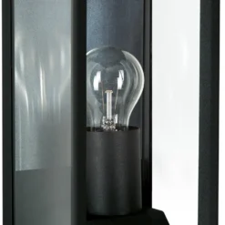 KS Verlichting Wandlamp 'T Gooi Zwart 12 X 12 X 28 Cm