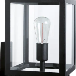 KS Verlichting Wandlamp De Vecht Zwart 27 X 22 X 37 Cm