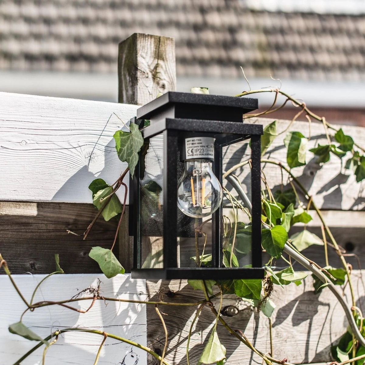 KS Verlichting Wandlamp Jersey Zwart 18 X 13 X 22 Cm 4 KS Verlichting Wandlamp Jersey Zwart 18 X 13 X 22 Cm - Afbeelding 2