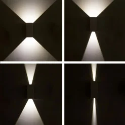 KS Verlichting Wandlamp Channel Zwart 12 X 7,5 X 17 Cm -Goedkope Hof Liefde Winkel 8714732746540 3