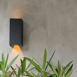 KS Verlichting Wandlamp Channel Zwart 12 X 7,5 X 17 Cm -Goedkope Hof Liefde Winkel 8714732746540 4