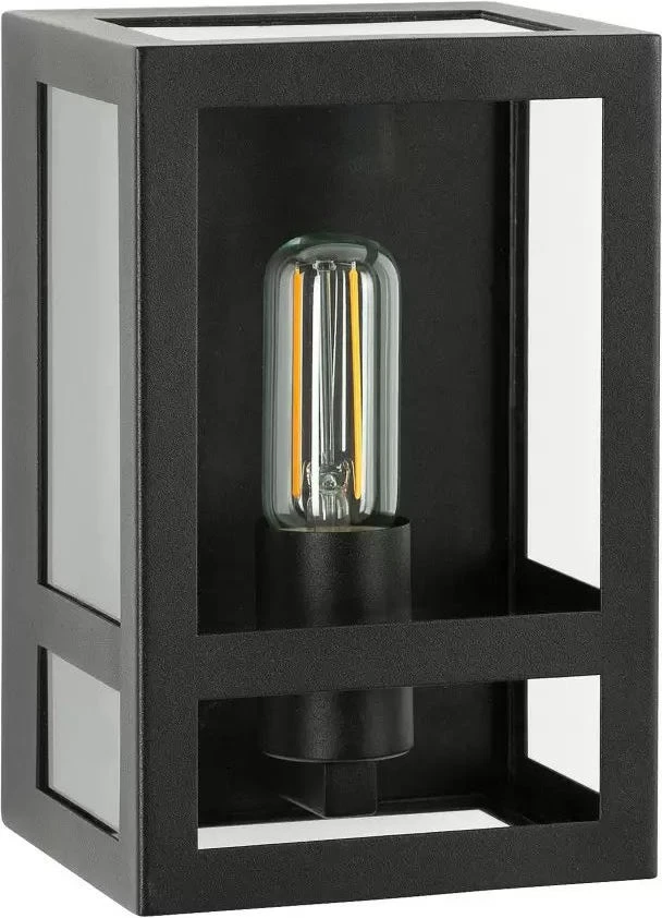 KS Verlichting Wandlamp City Zwart 15 X 12 X 23 Cm 3 KS Verlichting Wandlamp City Zwart 15 X 12 X 23 Cm