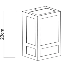 KS Verlichting Wandlamp City Zwart 15 X 12 X 23 Cm 15 KS Verlichting Wandlamp City Zwart 15 X 12 X 23 Cm -Goedkope Hof Liefde Winkel 8714732752947 7