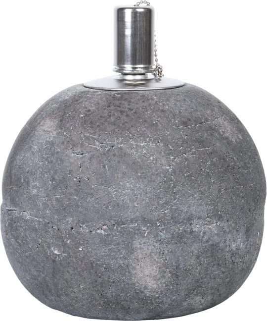 Esschert Design Olielamp Fancy Flames Grijs D 18,2 H 21 Cm 3 Esschert Design Olielamp Fancy Flames Grijs D 18,2 H 21 Cm