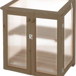 Esschert Design Kweekkas Verhoogd Bruin 69,4 X 54 X 85 Cm -Goedkope Hof Liefde Winkel 8714982185854 3 1