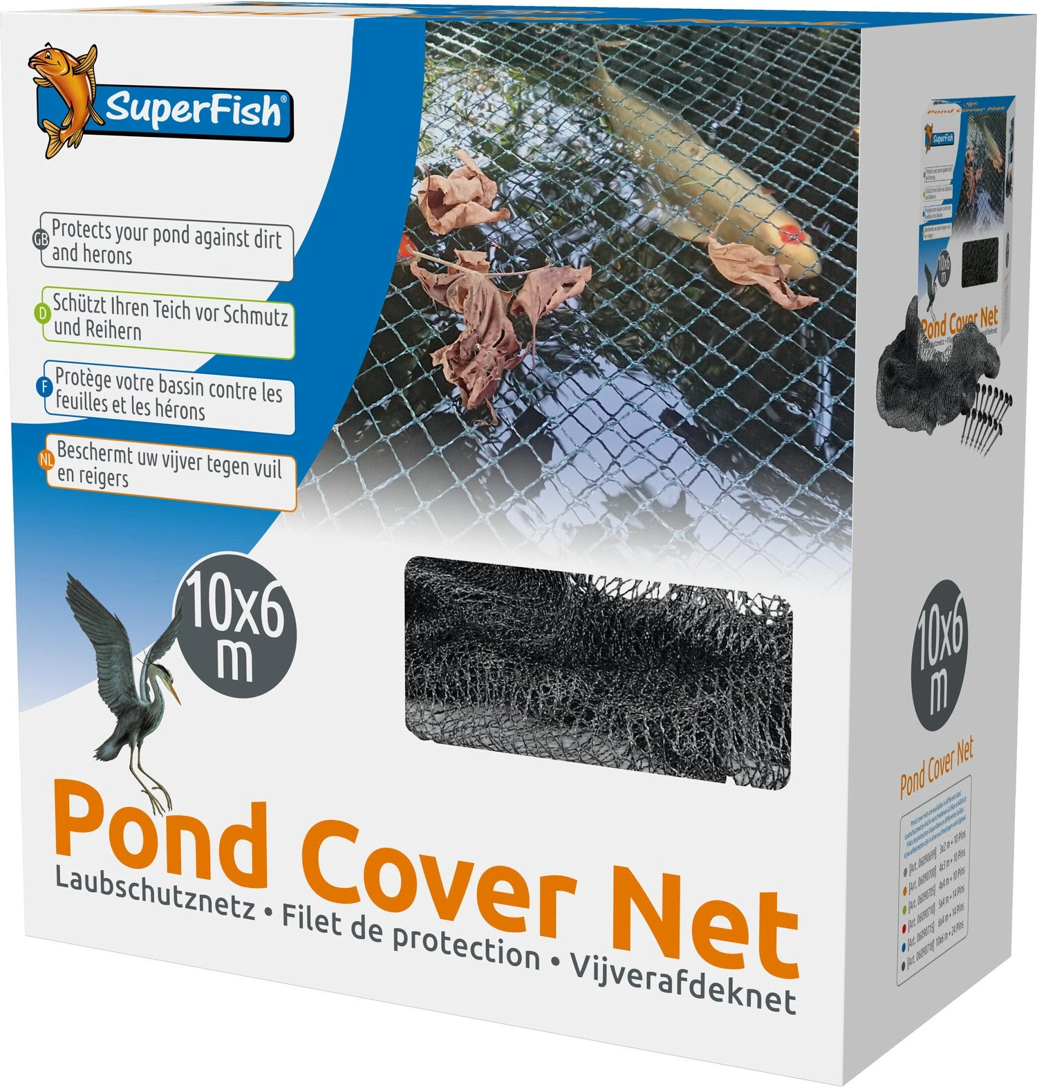 Superfish Vijver Afdeknet 10 X 6 M 3 Superfish Vijver Afdeknet 10 X 6 M