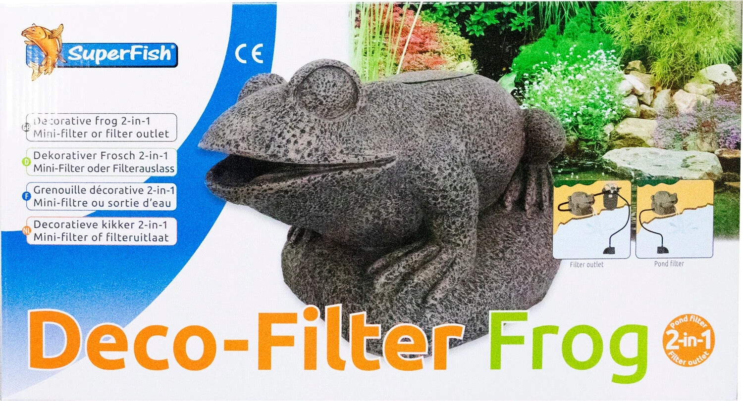 Superfish Vijverdecoratie En Filter Kikker 36 X 23,5 X 24,5 Cm 4 Superfish Vijverdecoratie En Filter Kikker 36 X 23,5 X 24,5 Cm - Afbeelding 2