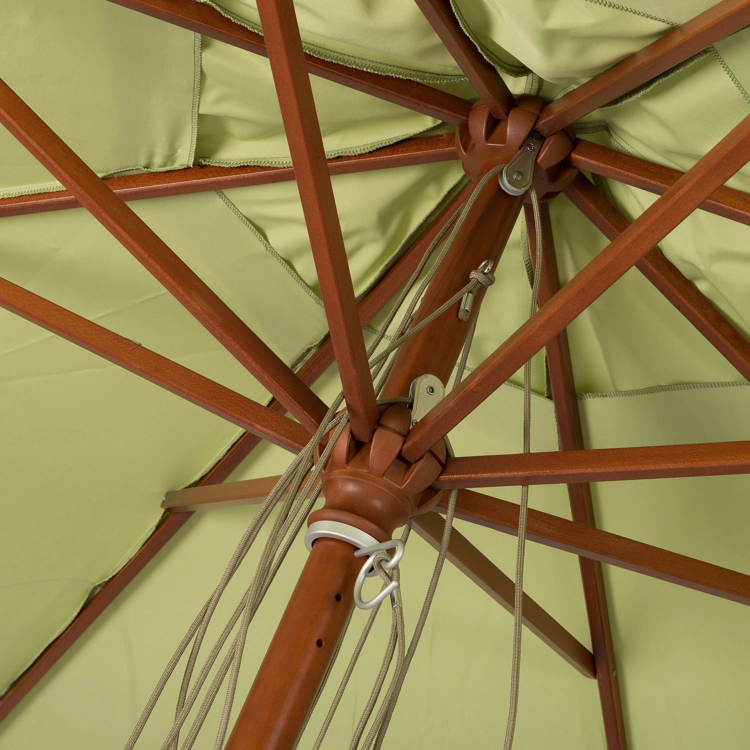 Intratuin Parasol Napoli Groen 80+UV D 300 Cm 5 Intratuin Parasol Napoli Groen 80+UV D 300 Cm - Afbeelding 3