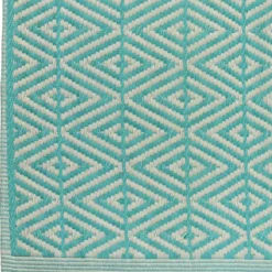 Intratuin Buitenkleed Decor Turquoise 210 X 150 Cm -Goedkope Hof Liefde Winkel 8717263779094 2