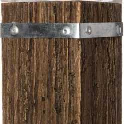 Intratuin Solar Staande Lamp Bruin 8 X 8 X 26,5 Cm