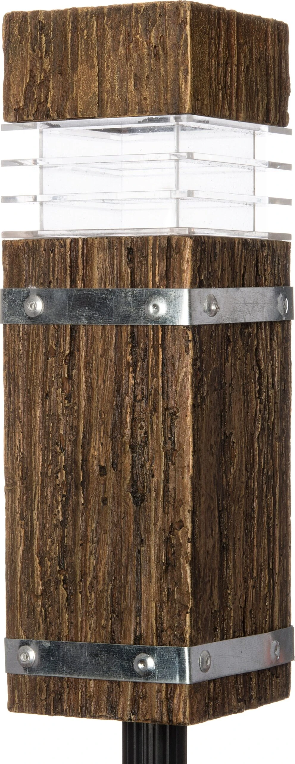 Intratuin Solar Staande Lamp Bruin 8 X 8 X 26,5 Cm 3 Intratuin Solar Staande Lamp Bruin 8 X 8 X 26,5 Cm