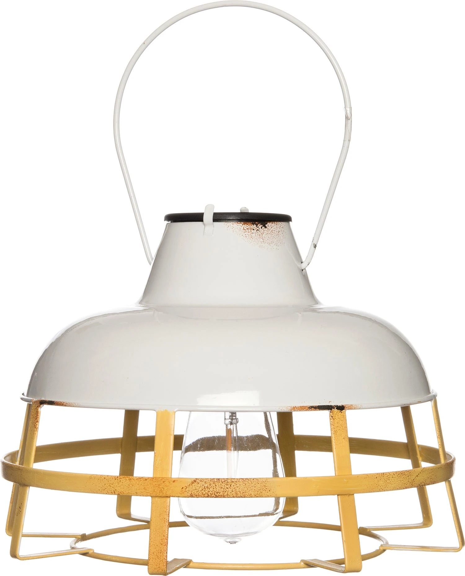 Intratuin Solar Hanglamp Wit / Geel 27 X 27 X 19 Cm 3 Intratuin Solar Hanglamp Wit / Geel 27 X 27 X 19 Cm