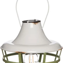 Intratuin Solar Hanglamp Wit / Groen 24,5 X 24,5 X 19 Cm