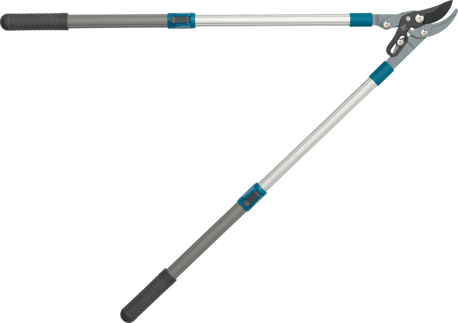 Intratuin Takkenschaar Verstelbaar Blauw/grijs 4 Intratuin Takkenschaar Verstelbaar Blauw/grijs - Afbeelding 2