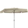 Intratuin Parasol Chios Taupe 80+UV D 350 Cm