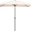 Intratuin Parasol Cadiz Wit 80+UV 300 X 200 Cm -Goedkope Hof Liefde Winkel 8717263950639 1 1