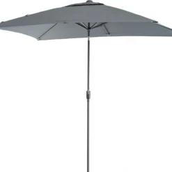 Intratuin Parasol Cadiz Grijs 80+UV 300 X 200 Cm