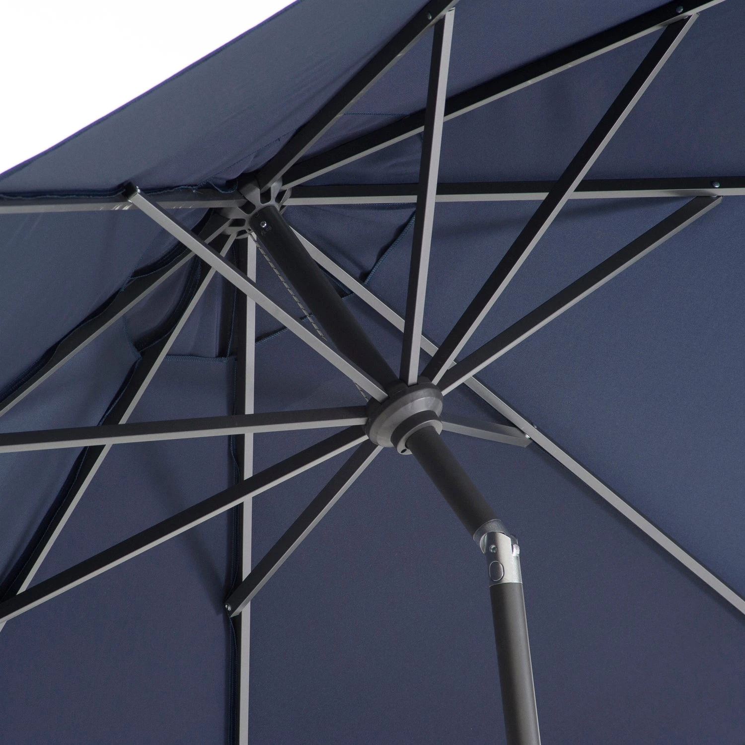 Intratuin Parasol Trinidad Blauw 80+UV D 300 Cm 4 Intratuin Parasol Trinidad Blauw 80+UV D 300 Cm - Afbeelding 2