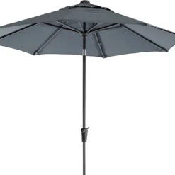 Intratuin Parasol Trinidad Grijs 80+UV D 250 Cm