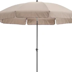 Intratuin Parasol Haiti Taupe 80+UV D 200 Cm