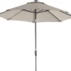 Intratuin Parasol Trinidad Taupe 80+UV D 300 Cm