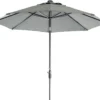 Intratuin Parasol Trinidad Grijs 80+UV D 300 Cm 1 Intratuin Parasol Trinidad Grijs 80+UV D 300 Cm -Goedkope Hof Liefde Winkel 8717263951209 1