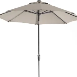 Intratuin Parasol Trinidad Taupe 80+UV D 250 Cm