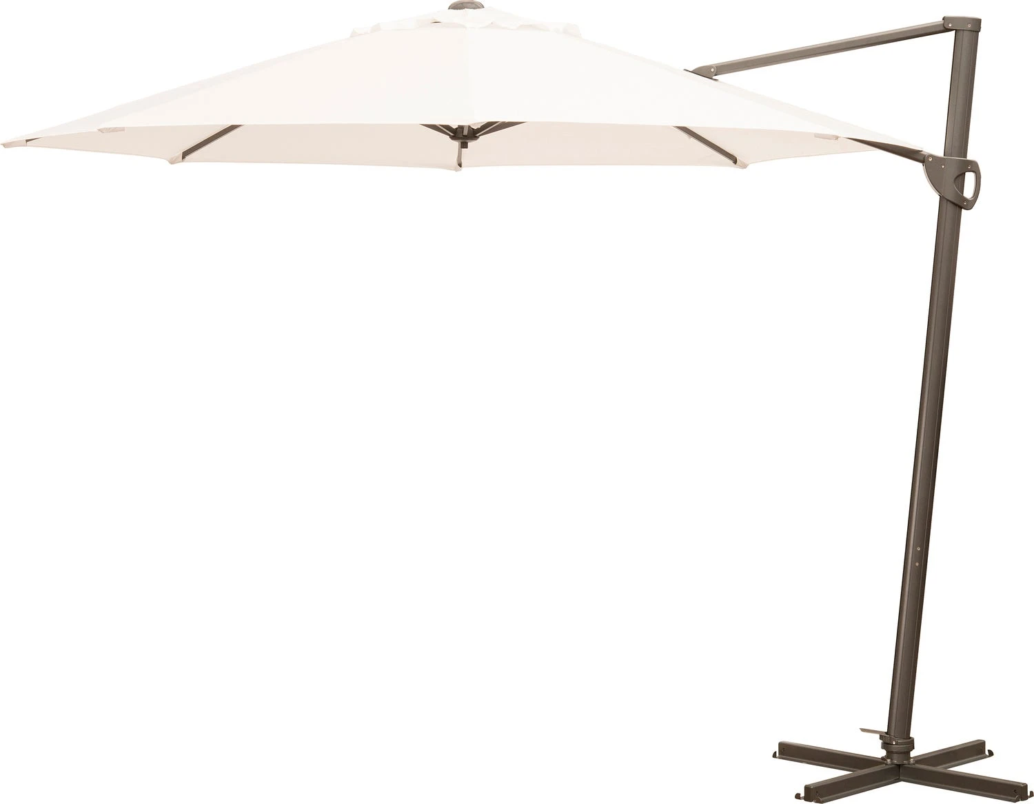 Intratuin Zweefparasol Xabia Wit 80+UV D 350 Cm 3 Intratuin Zweefparasol Xabia Wit 80+UV D 350 Cm