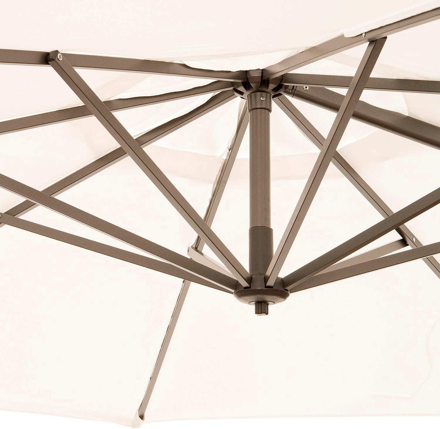 Intratuin Zweefparasol Xabia Wit 80+UV D 350 Cm 4 Intratuin Zweefparasol Xabia Wit 80+UV D 350 Cm - Afbeelding 2