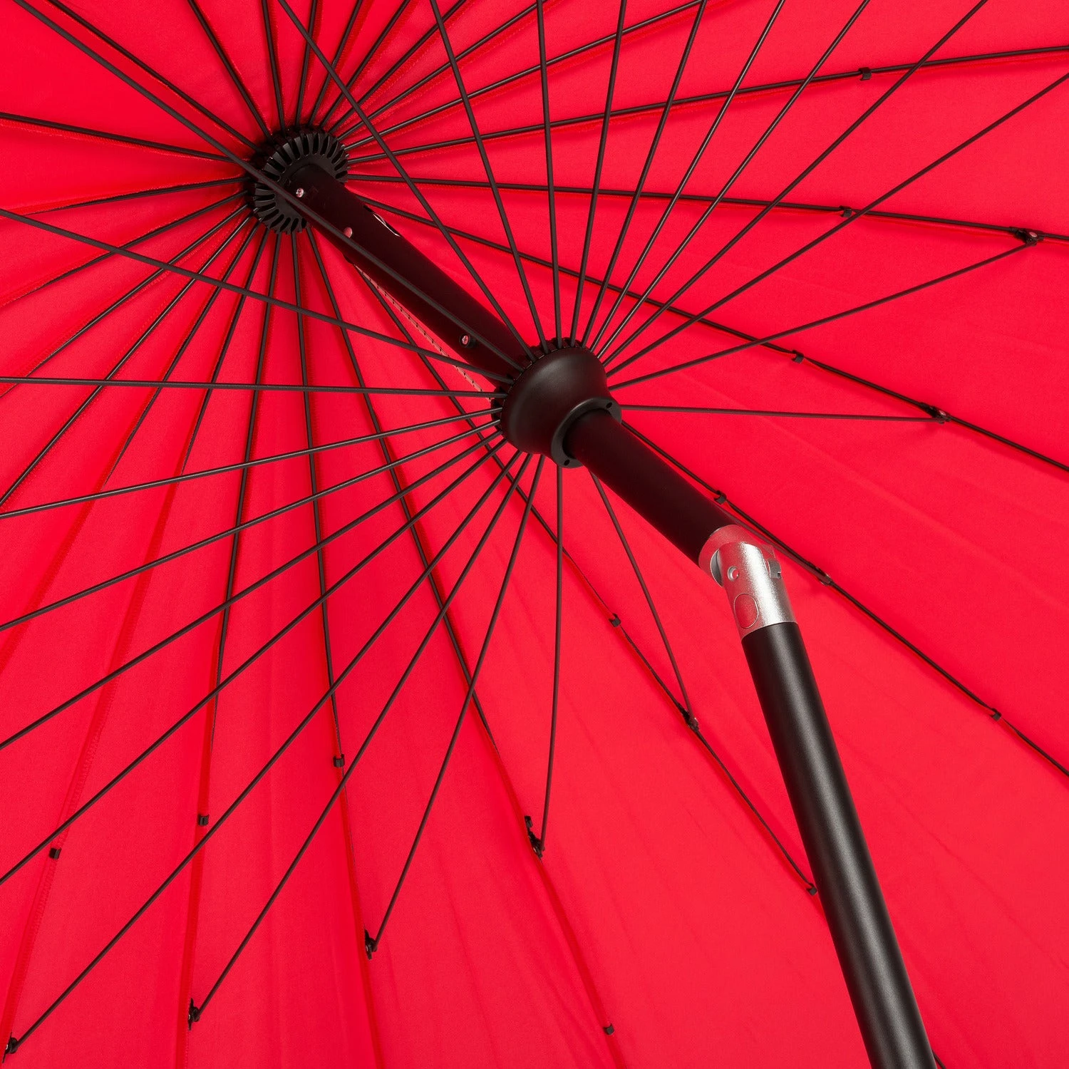 Intratuin Parasol Shanghai Rood 80+UV D 300 Cm 6 Intratuin Parasol Shanghai Rood 80+UV D 300 Cm - Afbeelding 4