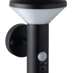 Intratuin Wandlamp Neva Sensor Zwart 14,8 X 13,2 X 18,3 Cm