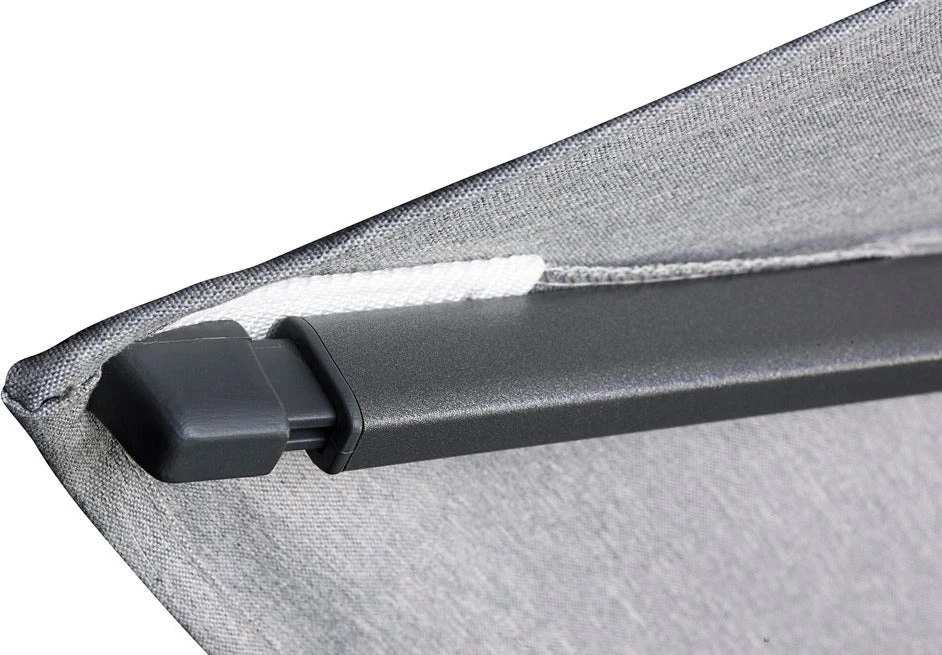 Platinum Zweefparasol Challenger T2 Antraciet 50+UV 300 X 300 X 255 Cm 4 Platinum Zweefparasol Challenger T2 Antraciet 50+UV 300 X 300 X 255 Cm - Afbeelding 2