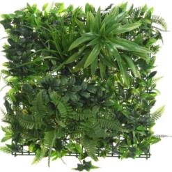 Decoris Blad Paneel Plastic 100 X 100 Cm Groen