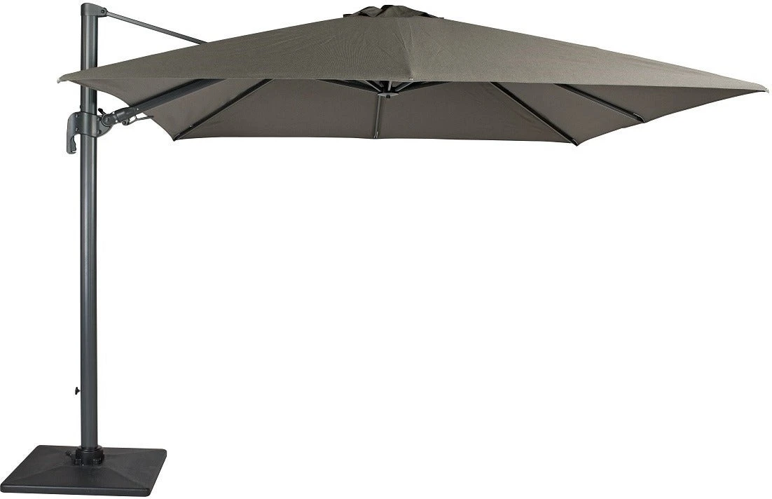 Tierra Outdoor Zweefparasol Duraflex Antraciet 50+UV 300 X 300 X 255 Cm 3 Tierra Outdoor Zweefparasol Duraflex Antraciet 50+UV 300 X 300 X 255 Cm