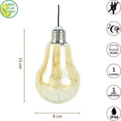 O'Daddy Solar Buiten Hanglamp Geel 8 X 8 X 13 Cm 10 O'Daddy Solar Buiten Hanglamp Geel 8 X 8 X 13 Cm -Goedkope Hof Liefde Winkel 8718657954370 2