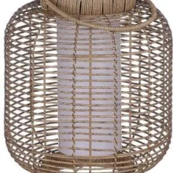 Mica Decorations Lantaarn Peak Solar Bruin D 26 H 30 Cm