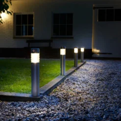 Luxform Lighting Solar Staande Buitenlamp Arizona Zilver D 7,6 H 56 Cm -Goedkope Hof Liefde Winkel 8719099220054 3