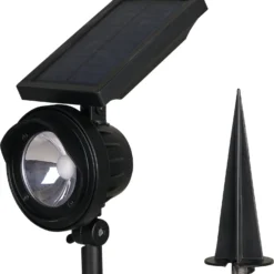 Luxform Lighting Solar Grondspot Texas Zwart 20,3 X 11 X 36,2 Cm