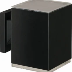 Luxform Lighting Solar Wandlamp Maine Zwart 11 X 16,7 X 15,5 Cm