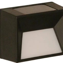 Luxform Lighting Solar Wandlamp Maryland Zwart 10 X 5 X 8 Cm