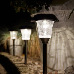 Luxform Lighting Solar Staande Buitenlamp Georgia Zwart D 15 H 46,8 Cm -Goedkope Hof Liefde Winkel 8719099220795 3