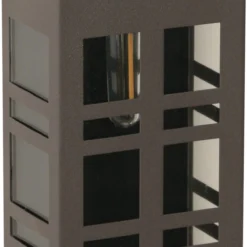 Luxform Lighting Solar Wandlamp Oregon Zwart 8,5 X 5,5 X 18 Cm