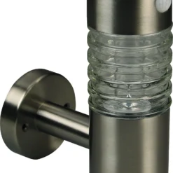 Luxform Lighting Solar Wandlamp Lorient Zilver 9 X 16,5 X 21 Cm