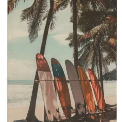 HD Collection Wanddoek Surfplank Mirthe Multi 105 X 136 Cm