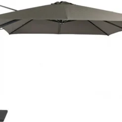 Tierra Outdoor Zweefparasol Banus Grijs 50+UV 300 X 300 X 260 Cm