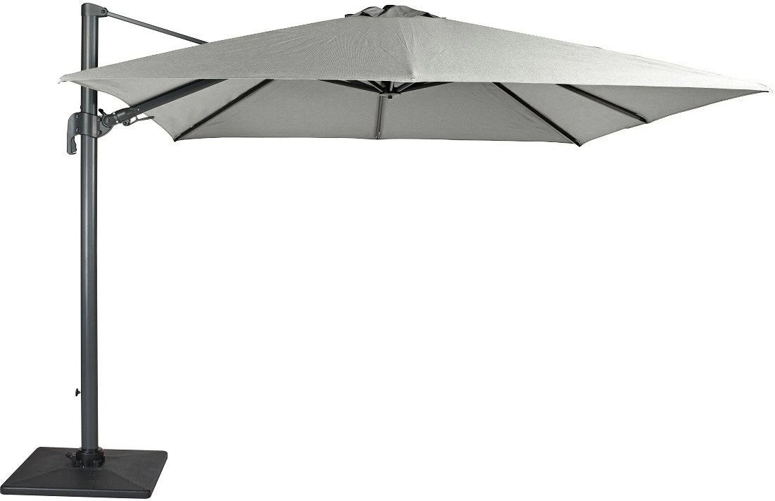 Tierra Outdoor Zweefparasol Duraflex Grijs 50+UV 300 X 300 X 255 Cm 3 Tierra Outdoor Zweefparasol Duraflex Grijs 50+UV 300 X 300 X 255 Cm