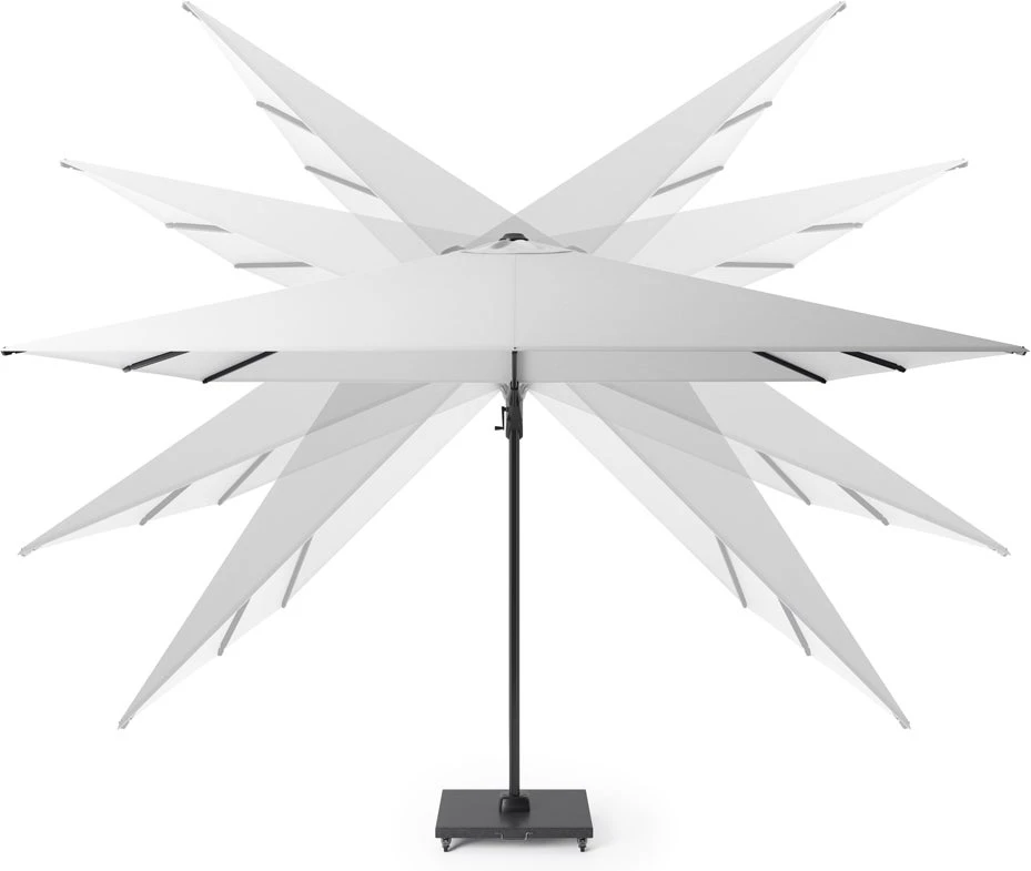 Platinum Zweefparasol Challenger T2 Grijs UPF30+ 300 X 300 X 255 Cm 5 Platinum Zweefparasol Challenger T2 Grijs UPF30+ 300 X 300 X 255 Cm - Afbeelding 3