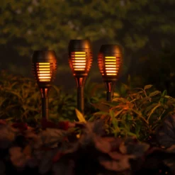 Lumineo Solar Fakkel Warm Wit Zwart D 7,5 H 27 Cm 4 Stuks 7 Lumineo Solar Fakkel Warm Wit Zwart D 7,5 H 27 Cm 4 Stuks -Goedkope Hof Liefde Winkel 8720093253870 2